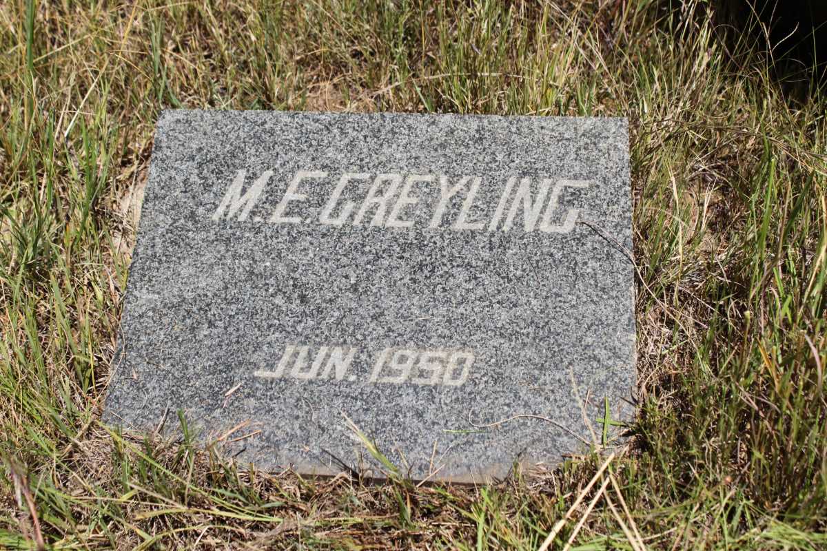 GREYLING M.E. -1950