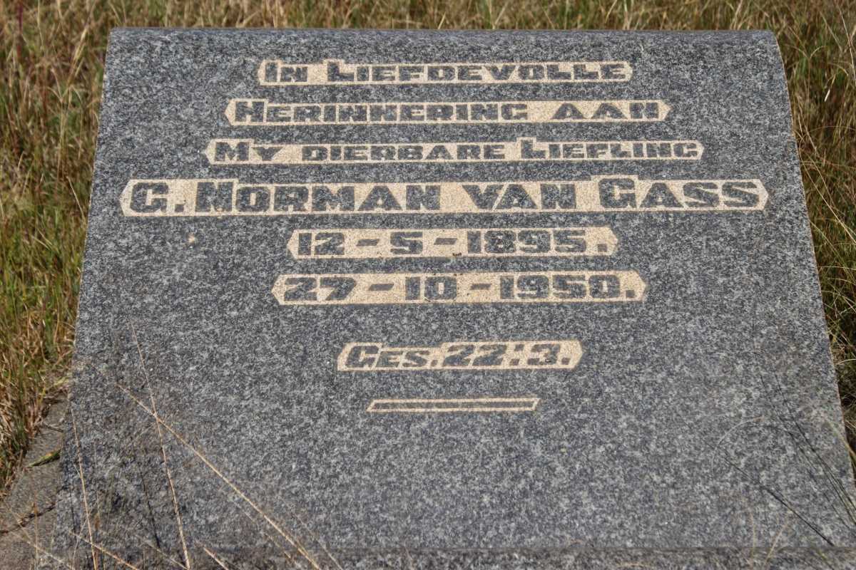 GASS G. Norman, van 1895-1950