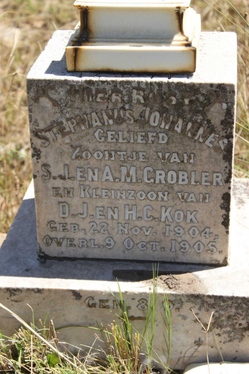 GROBLER Stephanus Johannes 1904-1905