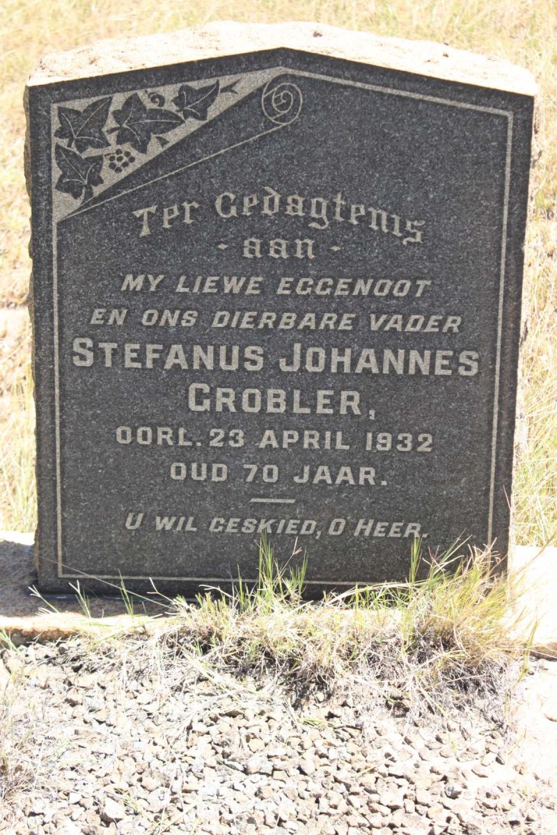 GROBLER Stephanus Johannes -1932