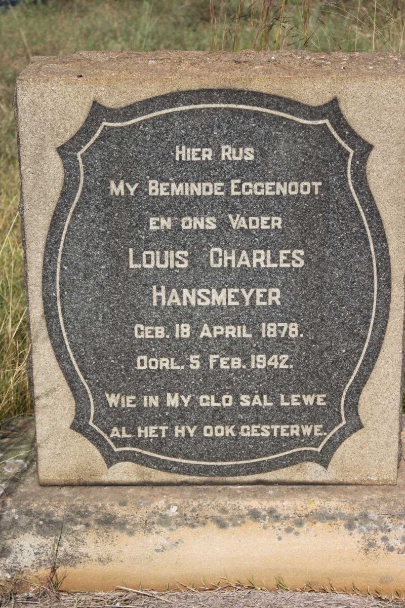HANSMEYER Louis Charles 1878-1942