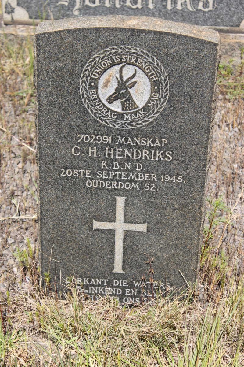 HENDRIKS C.H. -1945