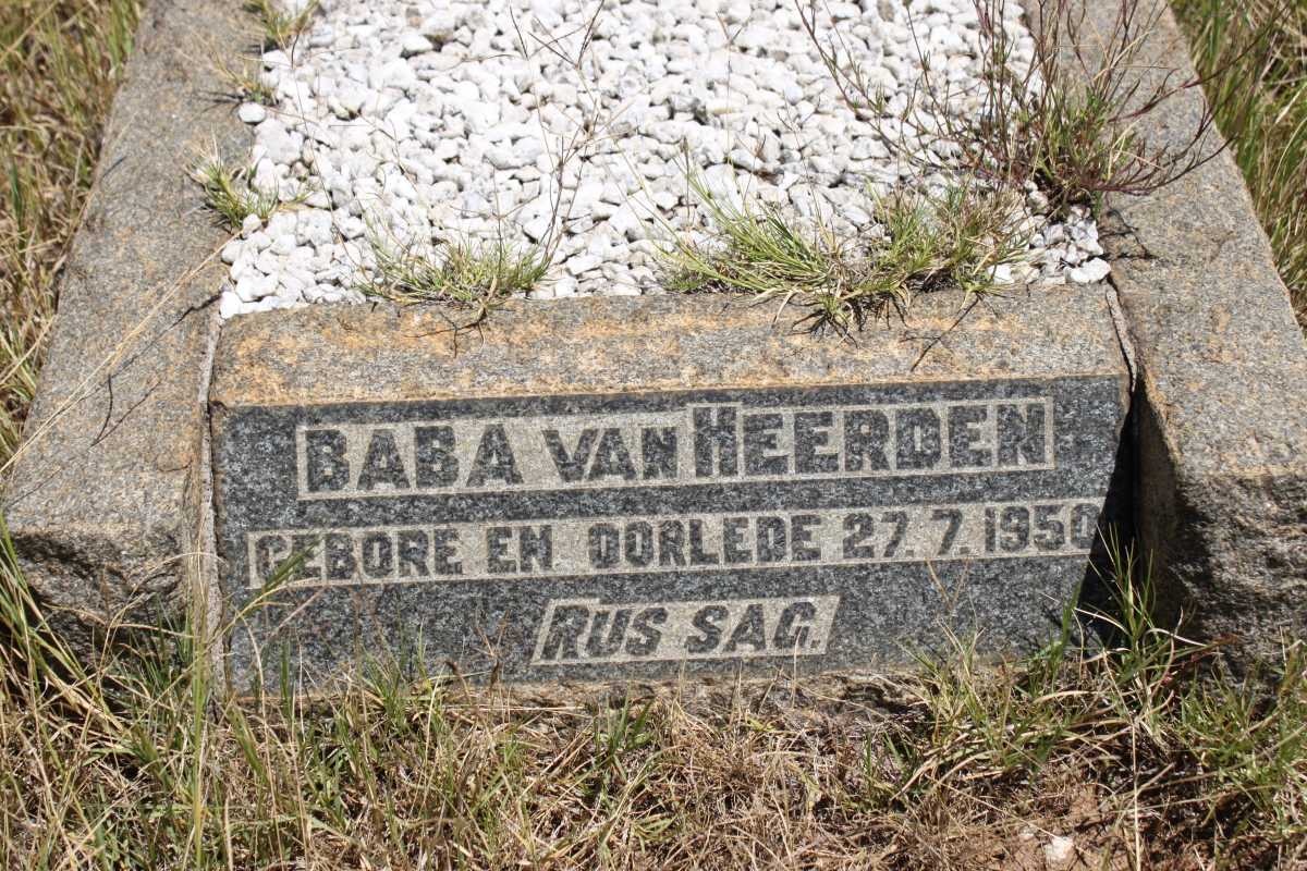 HEERDEN, van 1950-1950 