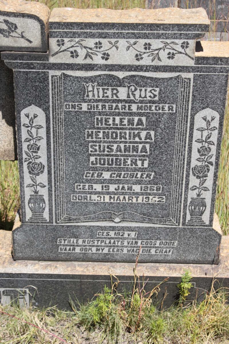 JOUBERT Helena Hendrika Susanna nee GROBLER 1868-1962