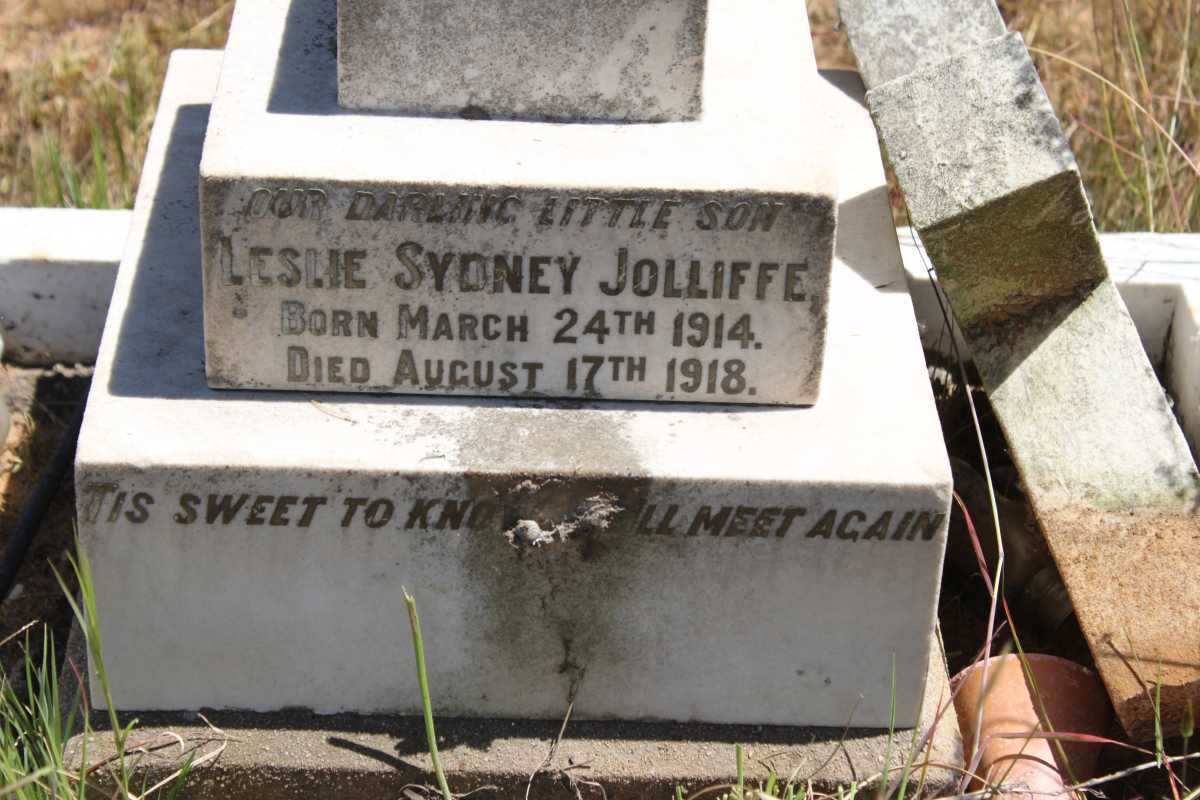 JOLLIFFE Leslie Sydney 1914-1918