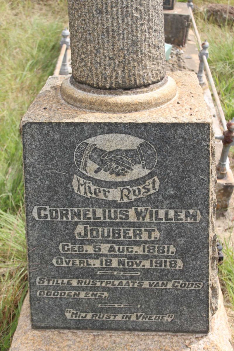JOUBERT Cornelius Willem 1881-1918