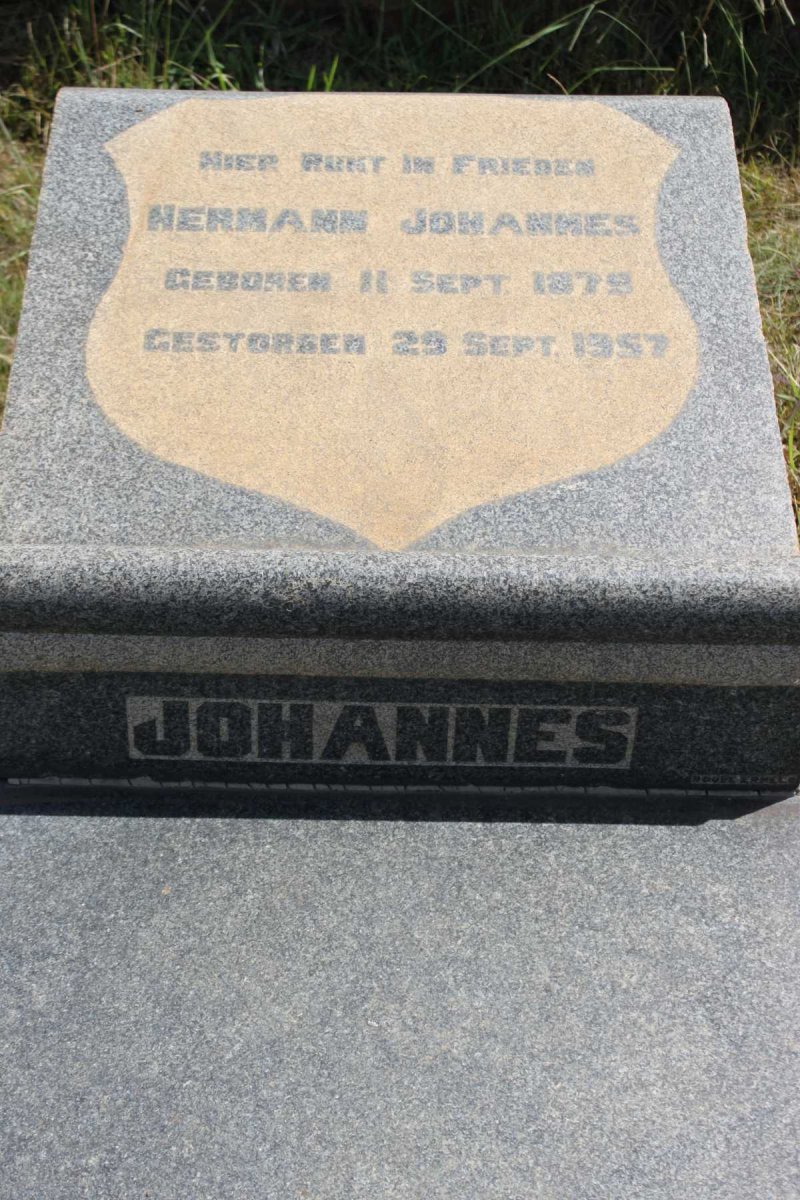 JOHANNES Hermann 1879-1957