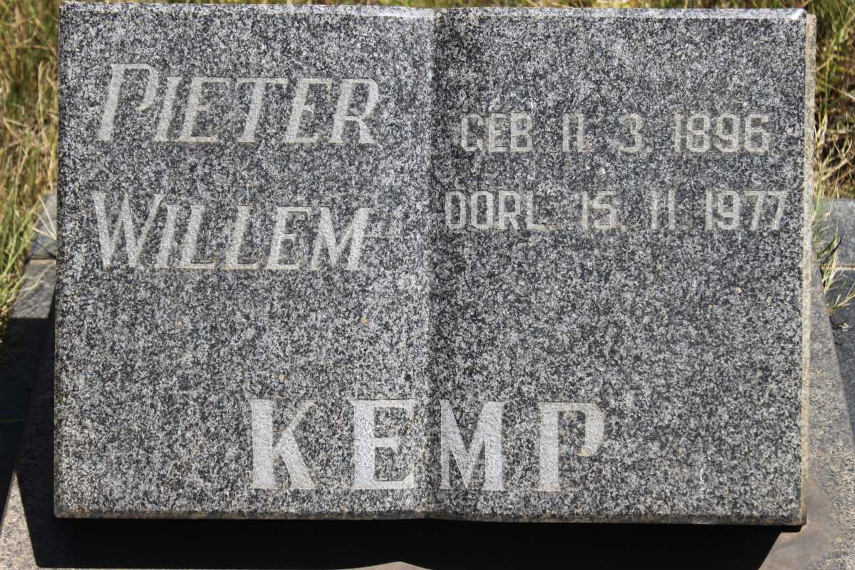KEMP Pieter Willem 1896-1977