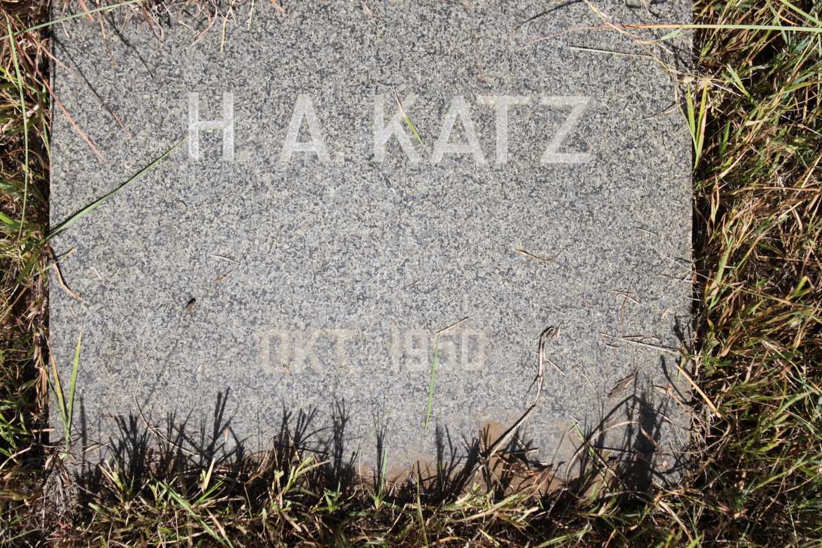 KATZ H.A. -1950