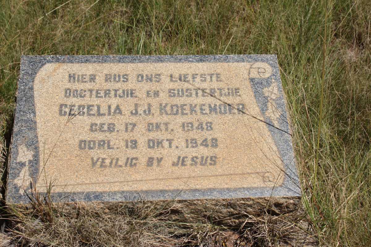 KOEKEMOER Cecelia J.J. 1948-1948
