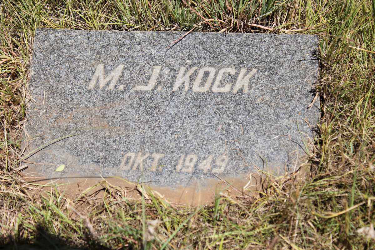 KOCK M.J. -1949