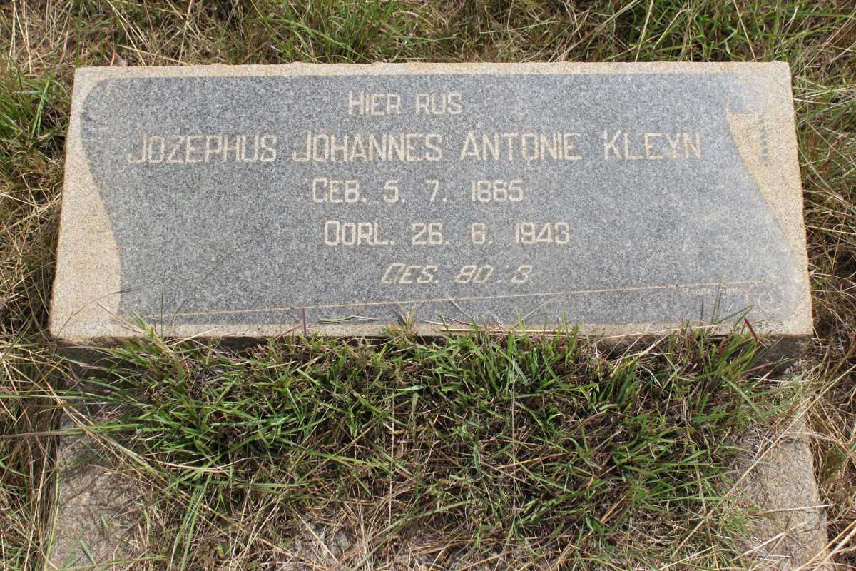 KLEYN Jozephus Johannes Antonie 1865-1943