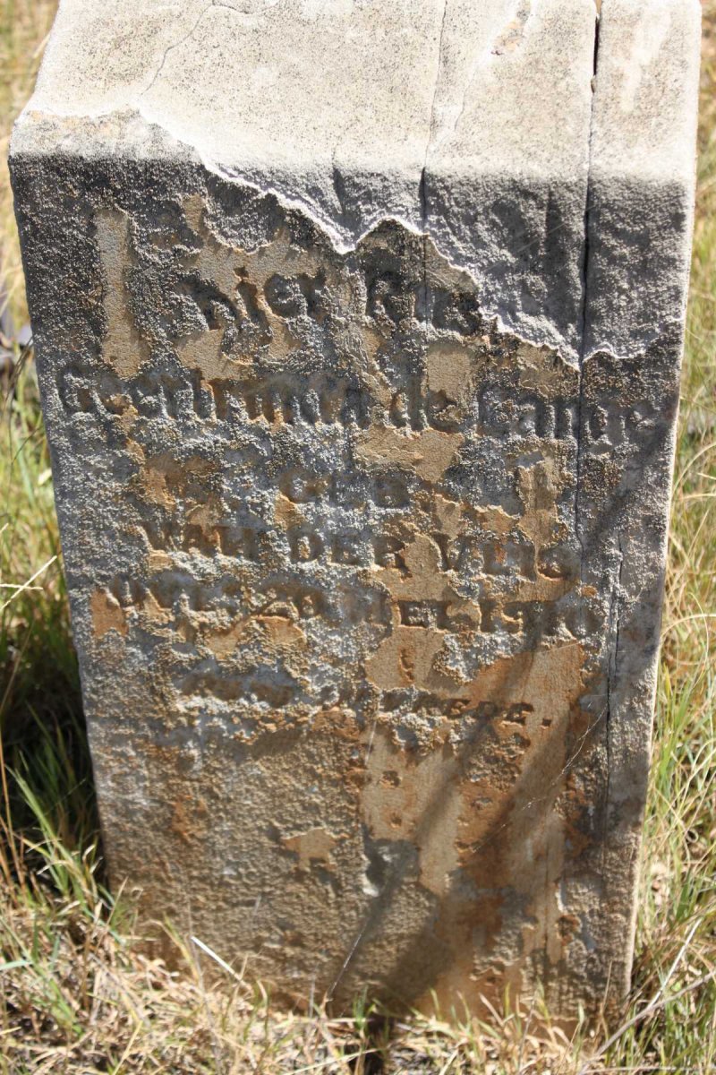 LANGE Gertruida, de nee VAN DER VLUG  -1910