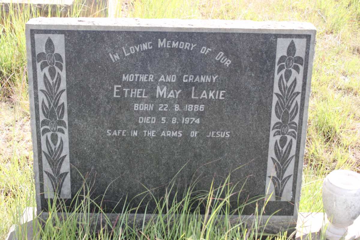 LAKIE Ethel May 1886-1974
