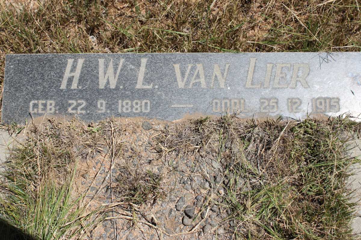 LIER H.W.L., van 1880-1915