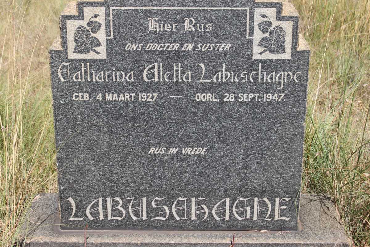 LABUSHAGNE Catharina Aletta 1927-1947