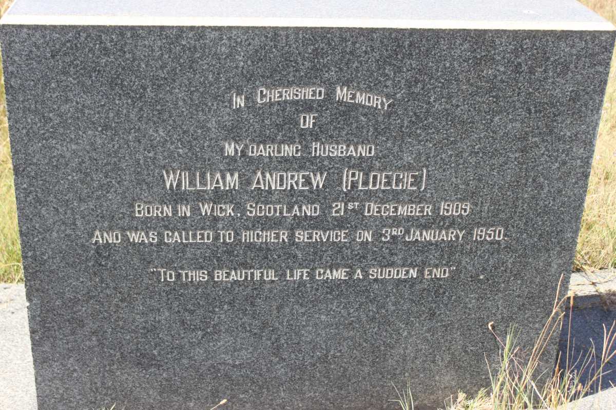 ? William Andrew 1909-1950