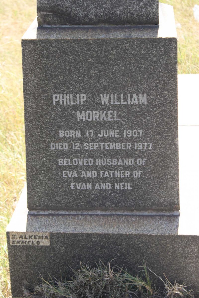 MORKEL Philip William 1907-1977