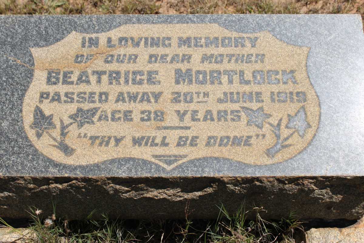 MORTLOCK Beatrice -1919