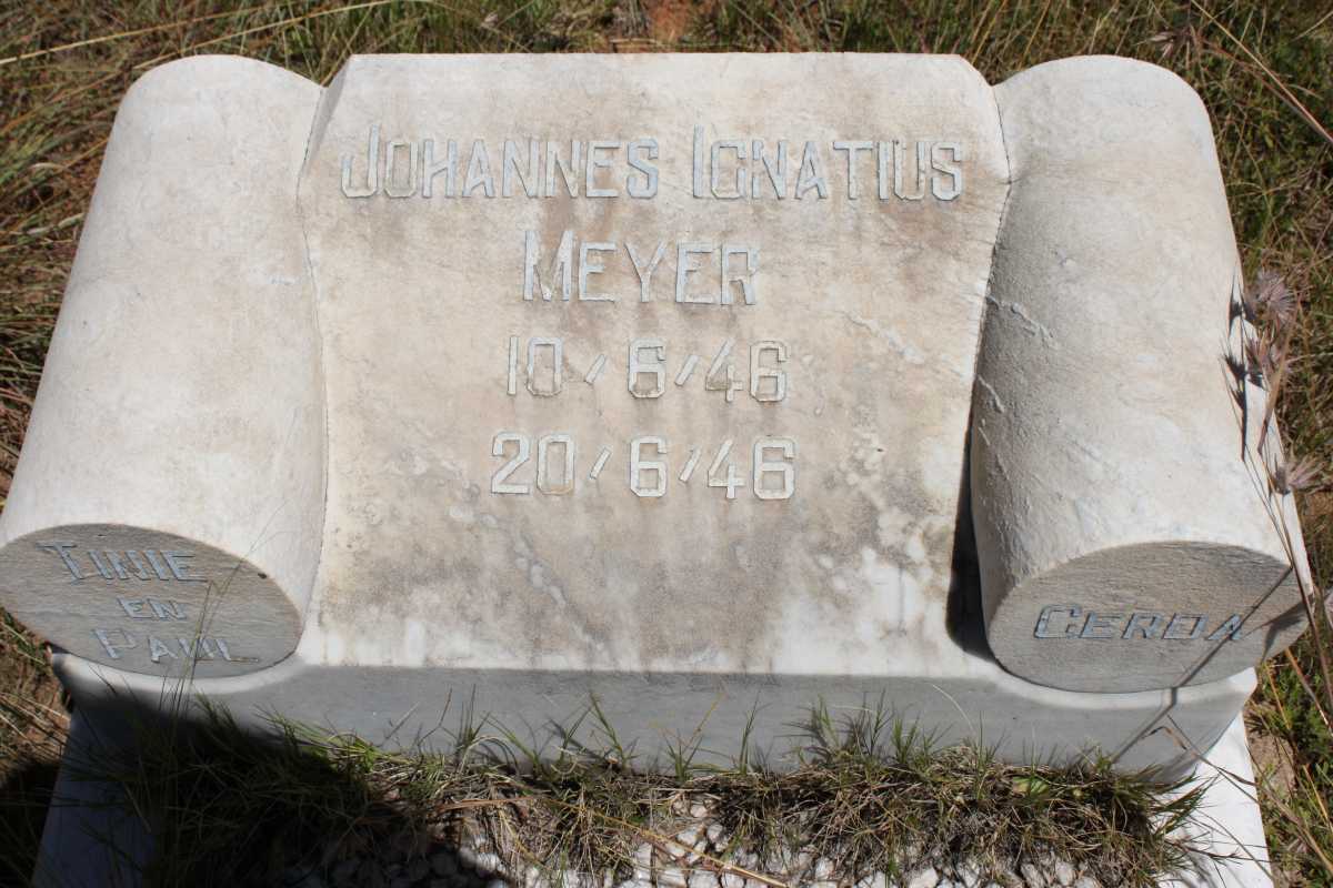 MEYER Johannes Ignatius 1946-1946