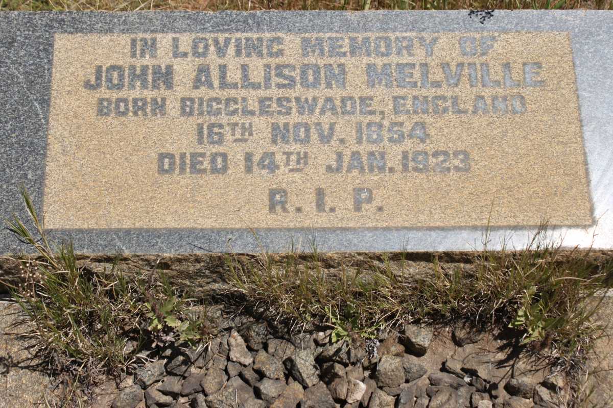 MELVILLE John Allison 1854-1923