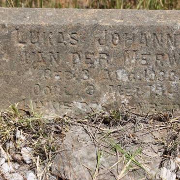 MERWE Lukas Johannes, van der 1933-1941