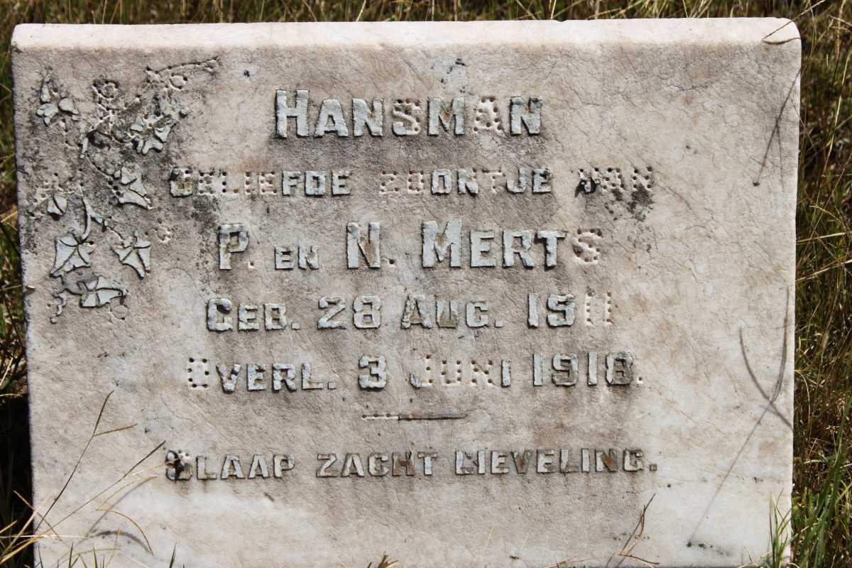 MERTS Hansman 1911-1918