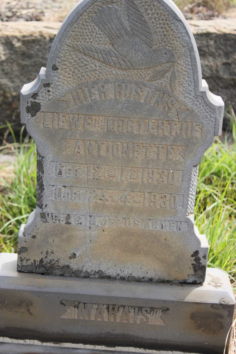 MARAIS Antoinette 1930-1930