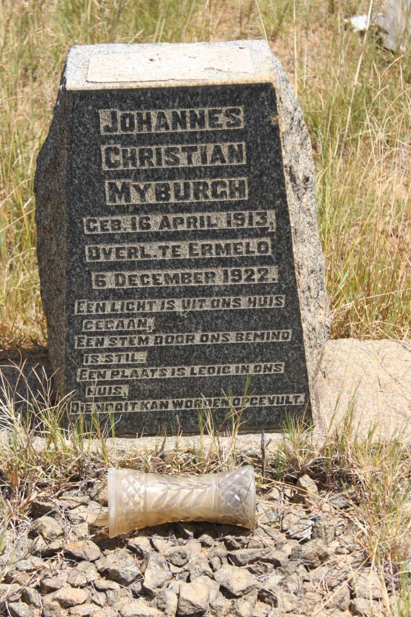 MYBURGH Johannes Christian 1913-1922