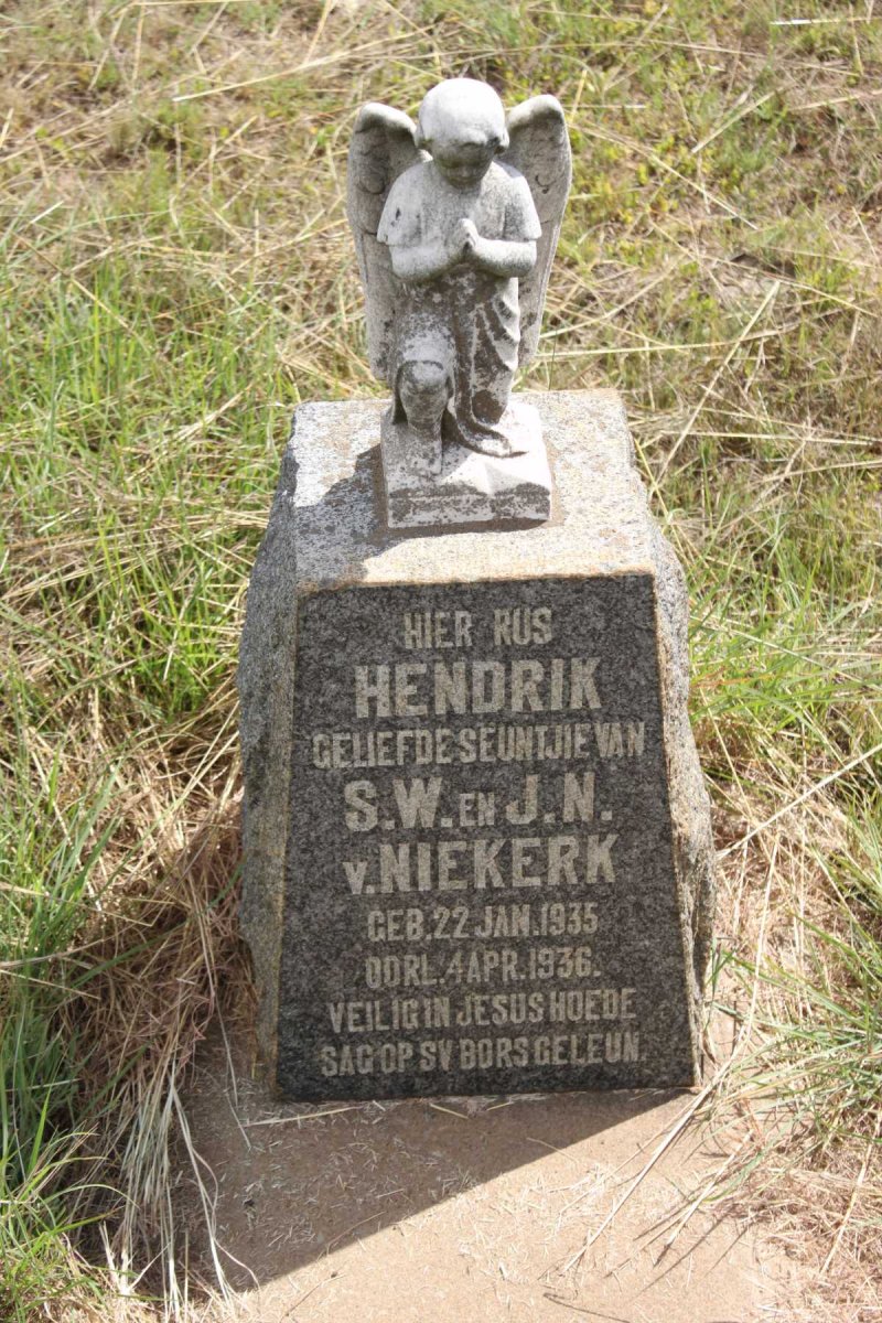 NIEKERK Hendrik, van 1935-1936