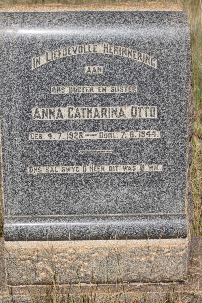 OTTO Anna Catharina 1928-1944