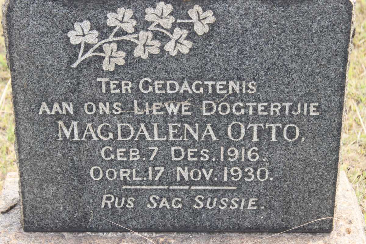 OTTO Magdalena 1916-1930
