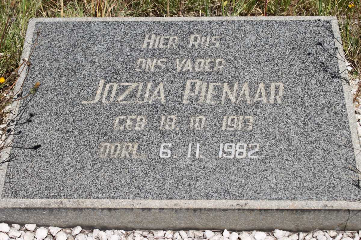 PIENAAR Jozua 1913-1982