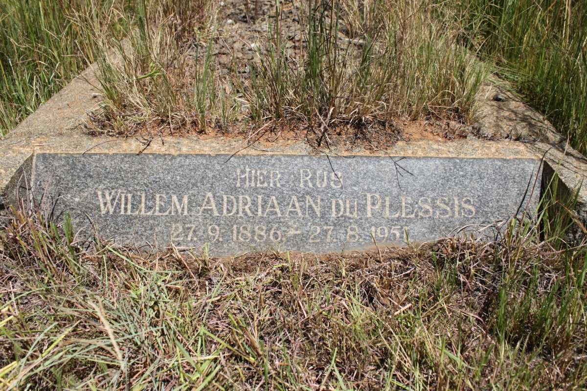 PLESSIS Willem Adriaan, du 1886-1951