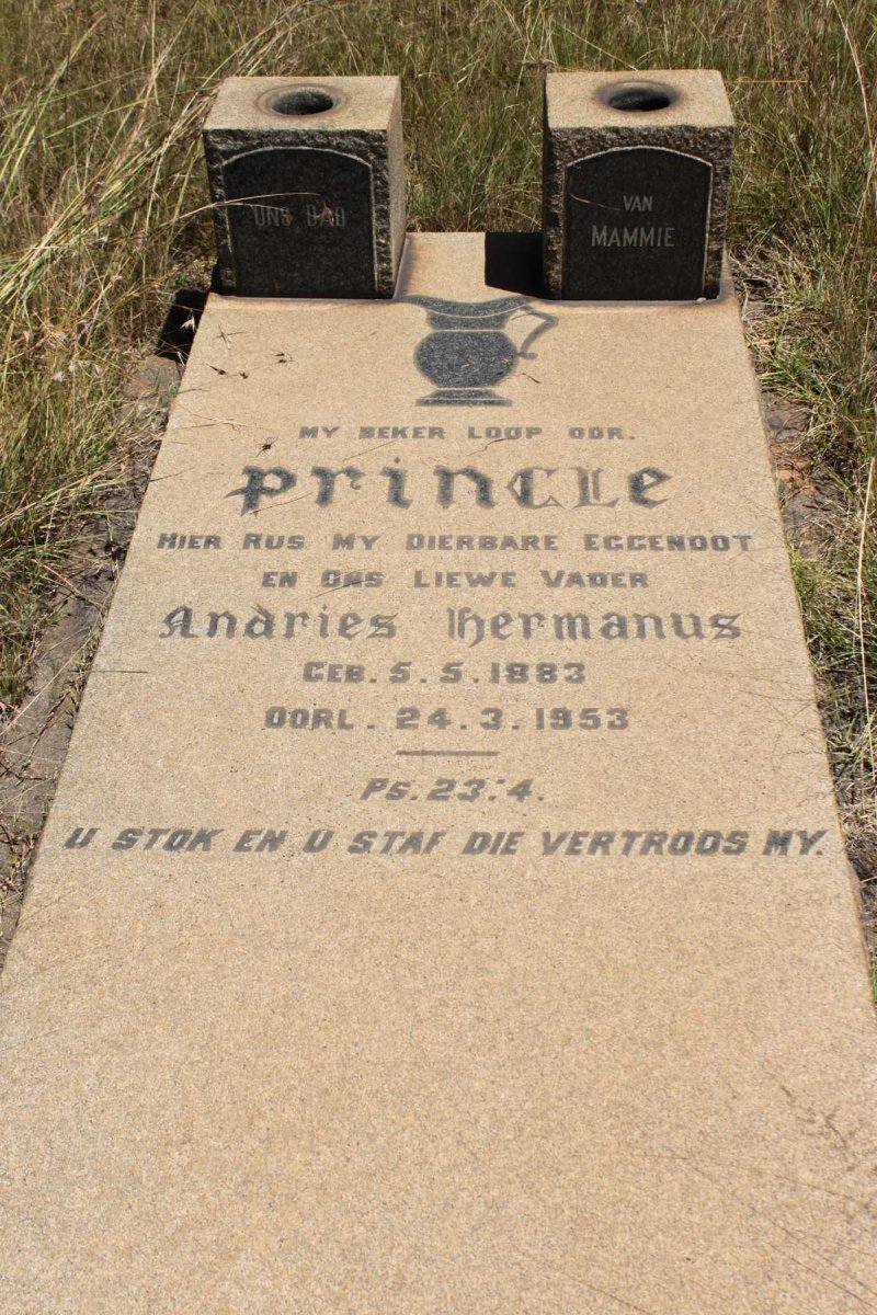 PRINGLE Andries Hermanus 1883-1953