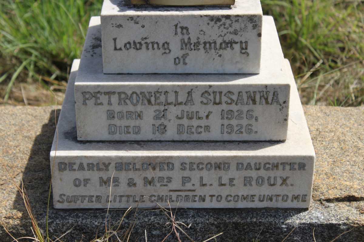 ROUX Petronella Susanna, le 1926