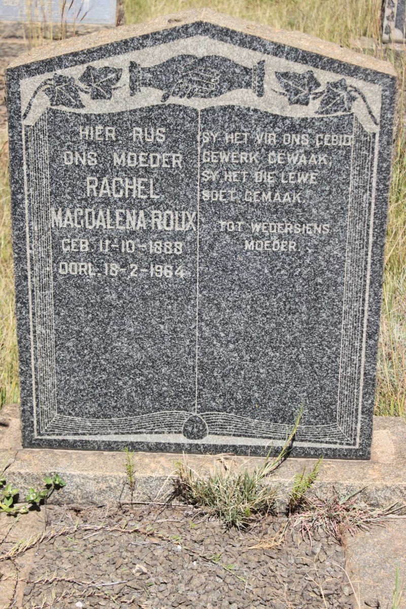 ROUX Rachel Magdalena 1888-1964
