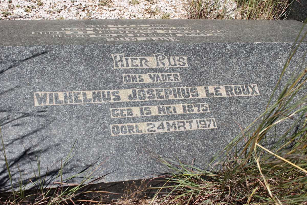 ROUX Wilhelmus Josephus, le 1875-1971