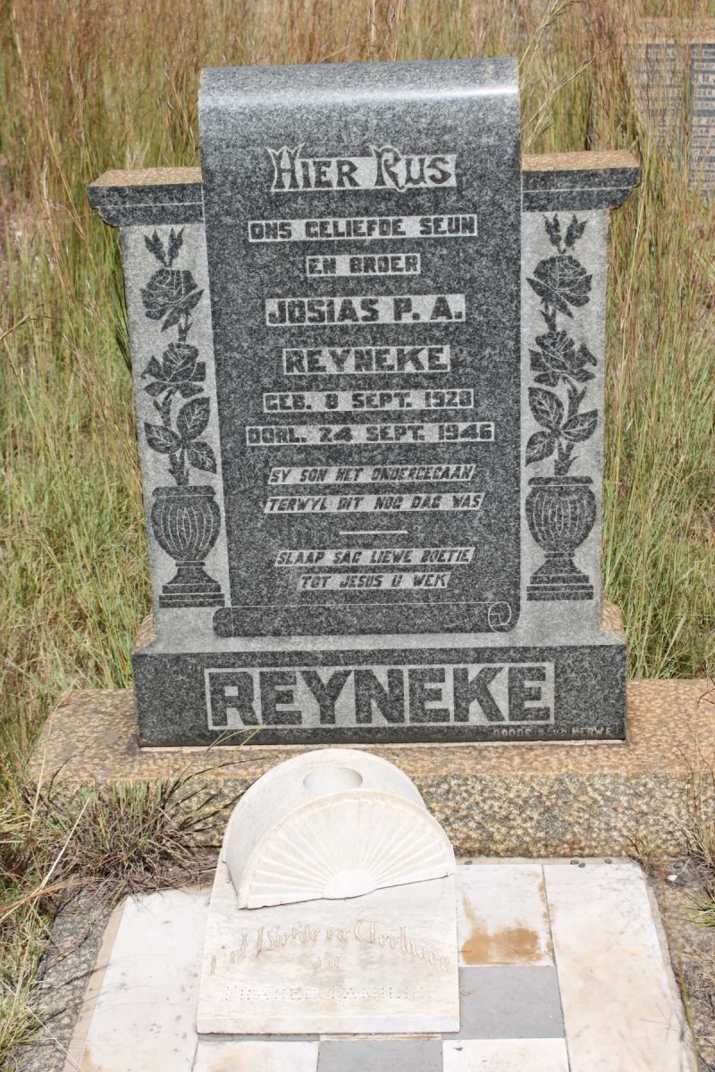 REYNEKE Josias P.A. 1920-1946