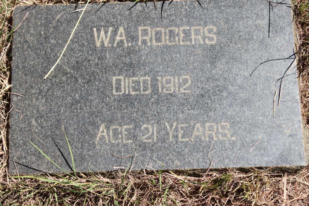 ROGERS W.A.  -1912