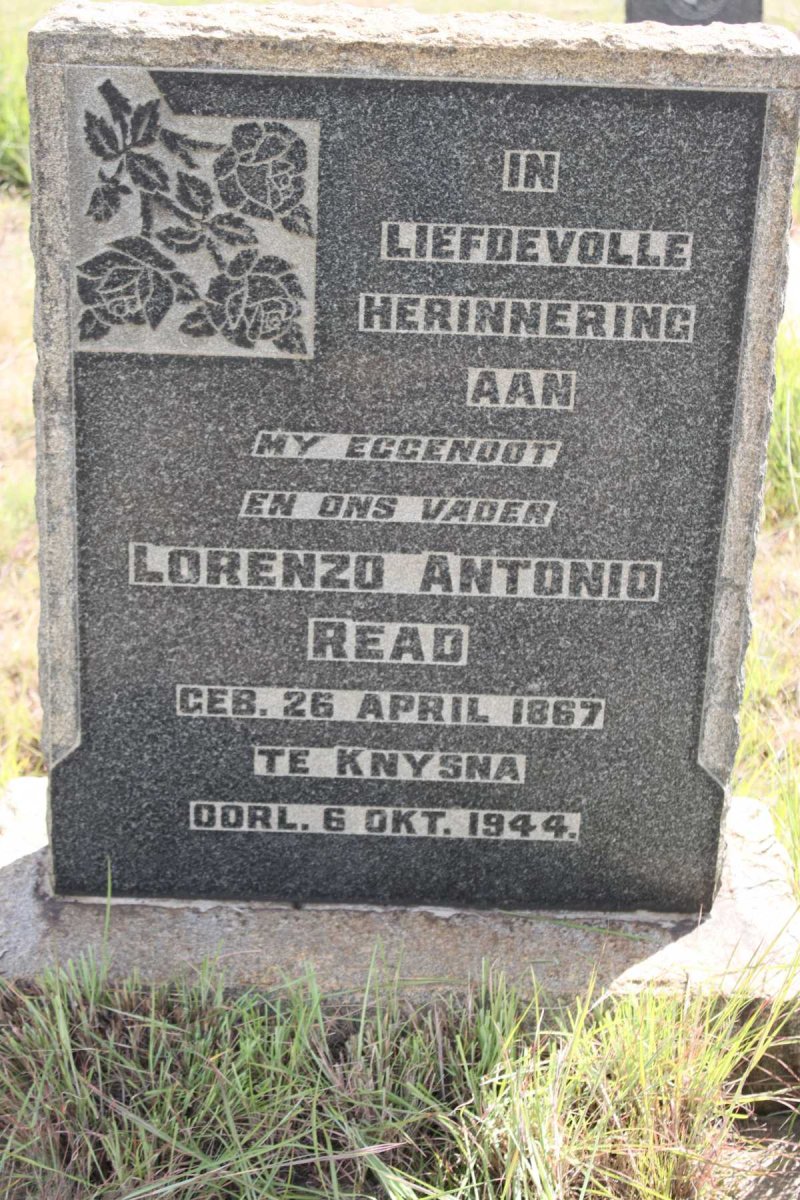 READ Lorenzo Antonio 1867-1944
