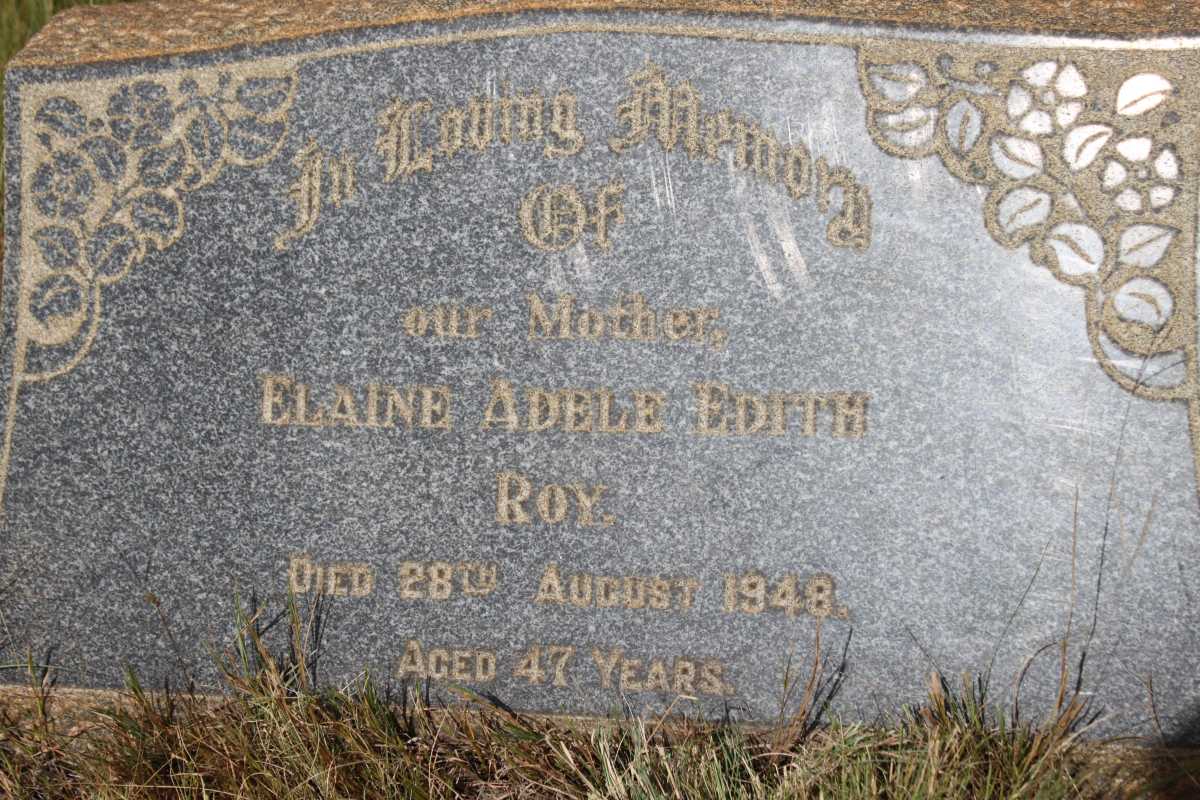 ROY Elaine Adele Edith -1948