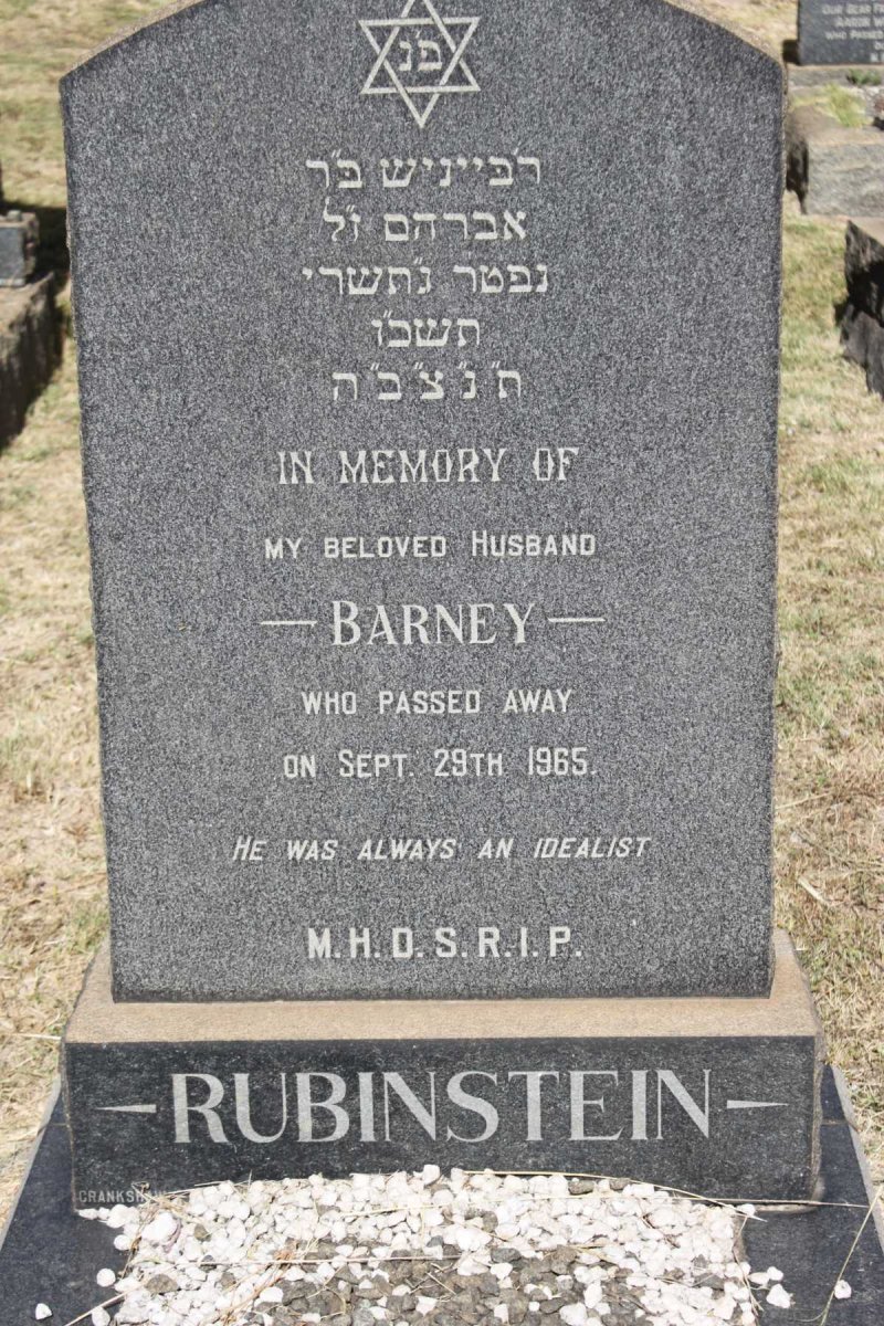 RUBINSTEIN Barney  -1965