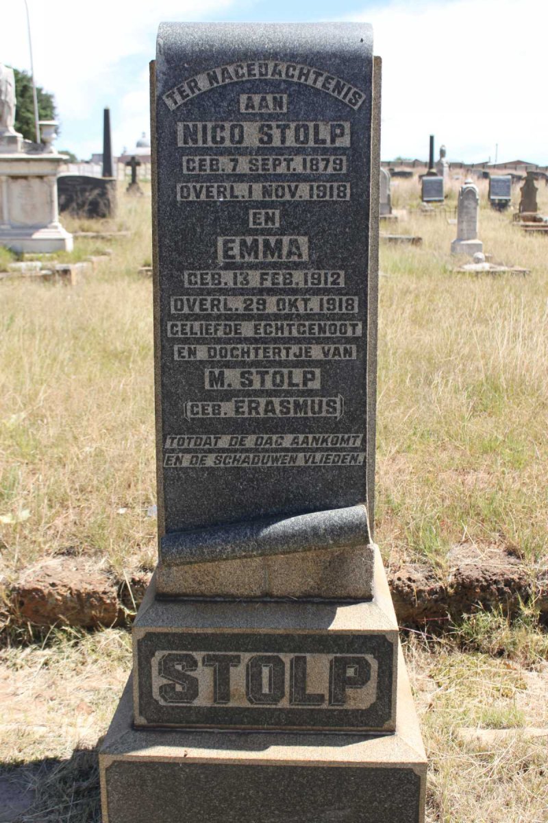 STOLP Nico 1879-1918 :: STOLP Emma 1912-1918