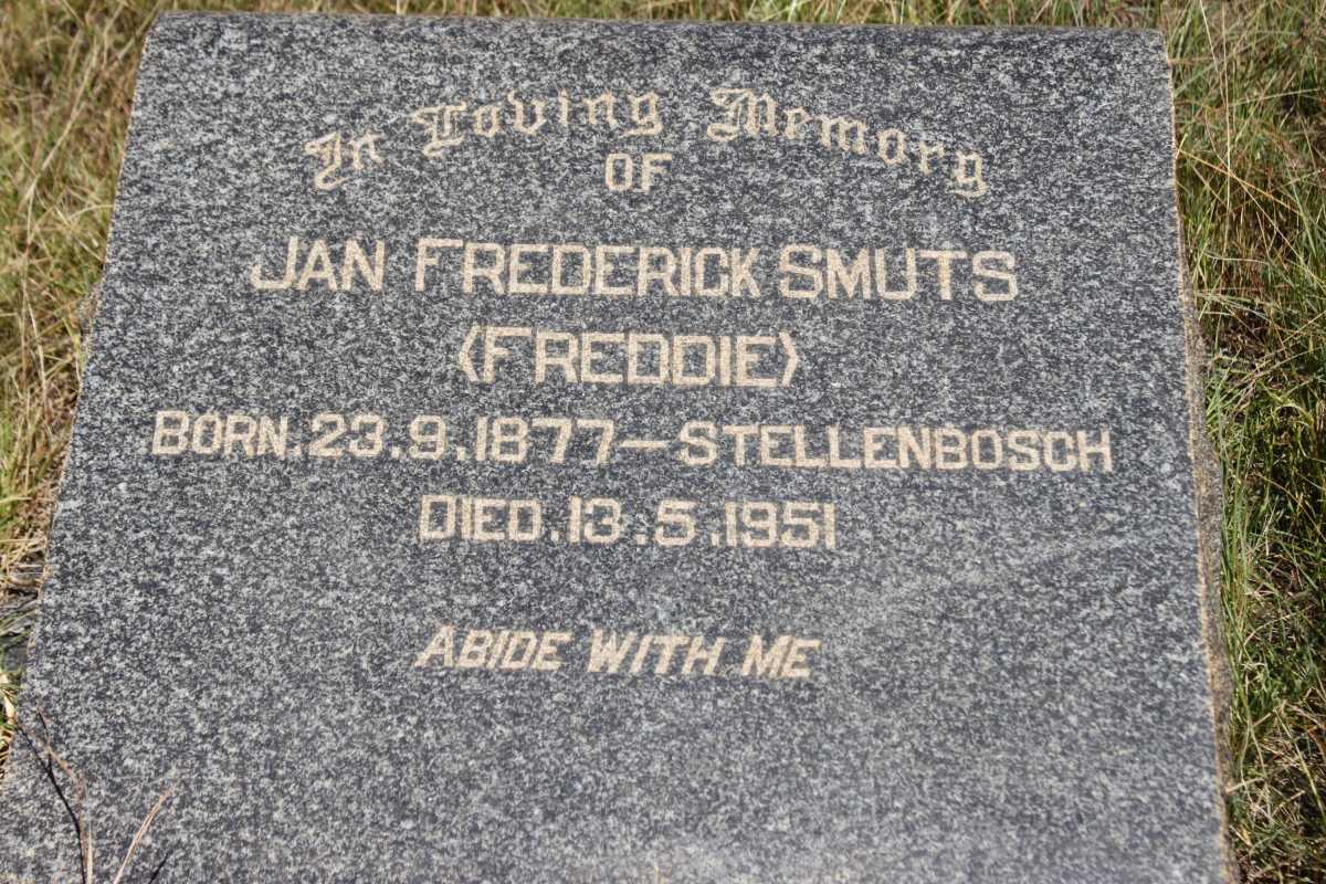 SMUTS Jan Frederick 1877-1951