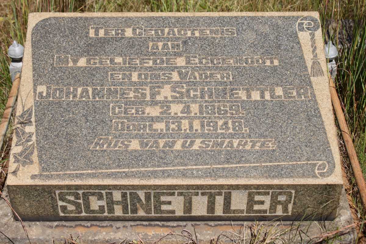 SCHNETTLER Johannes F. 1869-1948