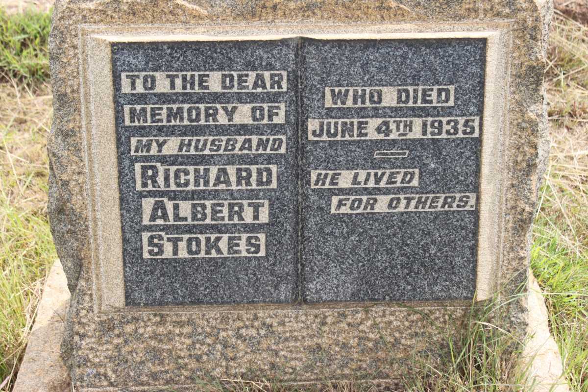 STOKES Richard Albert -1935
