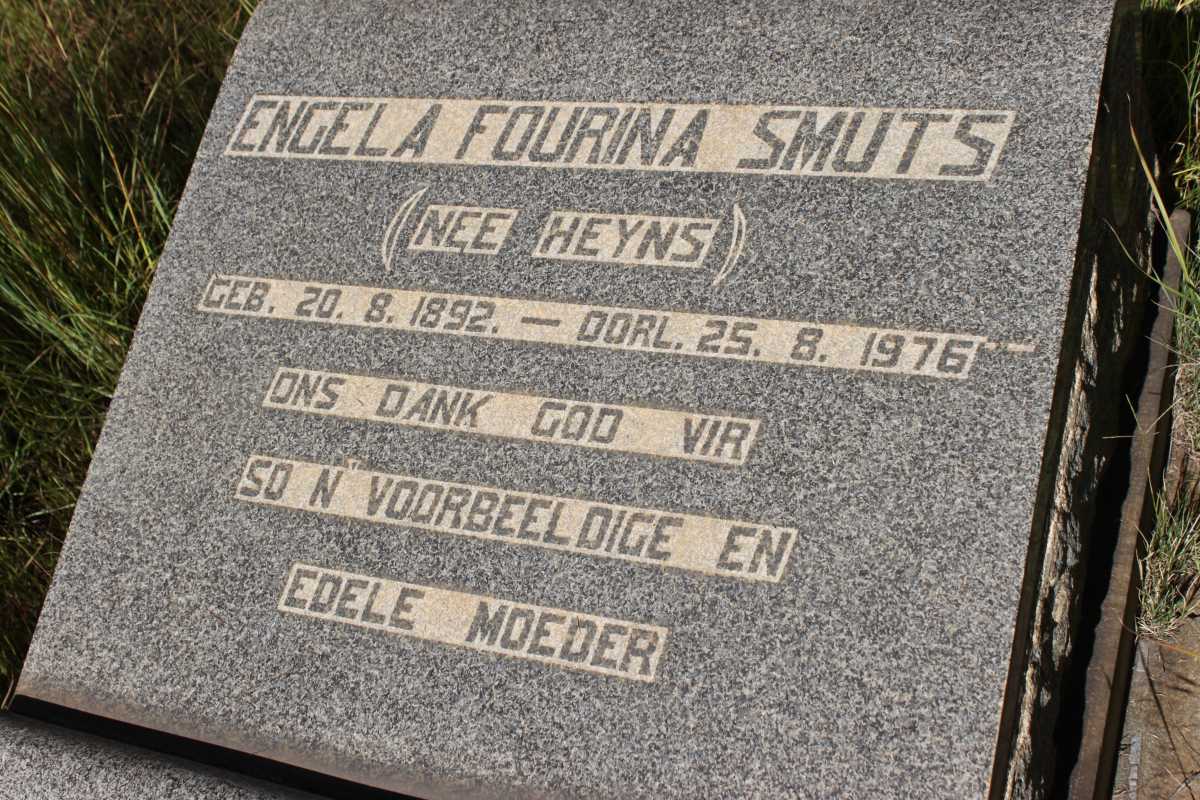 SMUTS Engela Fourina nee HEYNS  1892-1976