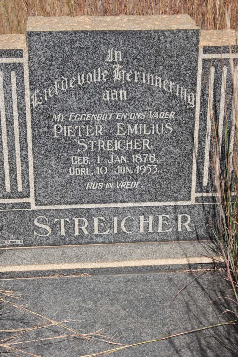 STREICHER Pieter Emilius 1878-1953