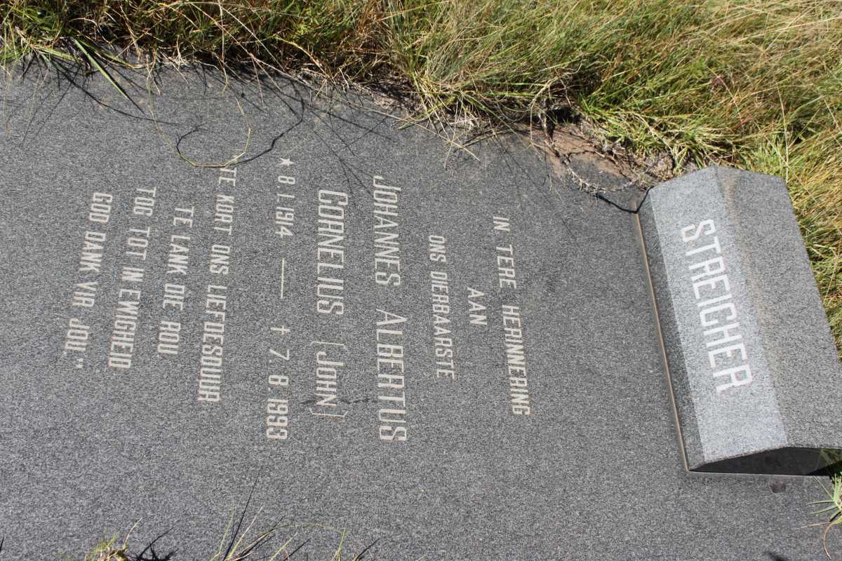 STREICHER Johannes Albertus Cornelius 1914-1993